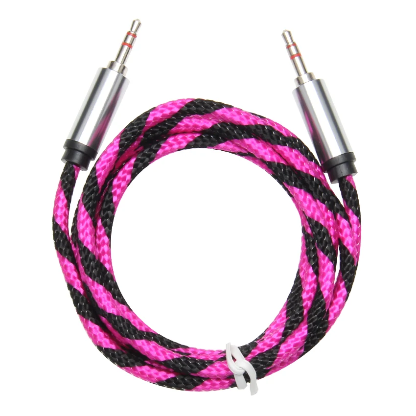 Gold Plug 1 5m Jack 3 5 Audio Cable 3 5mm Speaker Line AUX Cord for iPhone Samsung S8 Xiaomi Redmi 4x Car Headphone