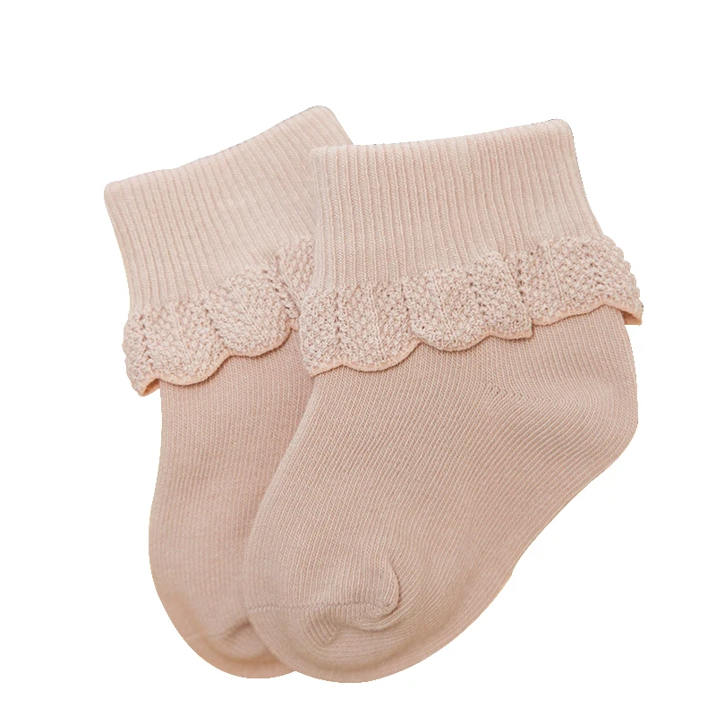6 Pairs Lace Baby Socks 0-3 Cotton Mix Princess for Years Girls Toddlers for Newborn Socks Colors