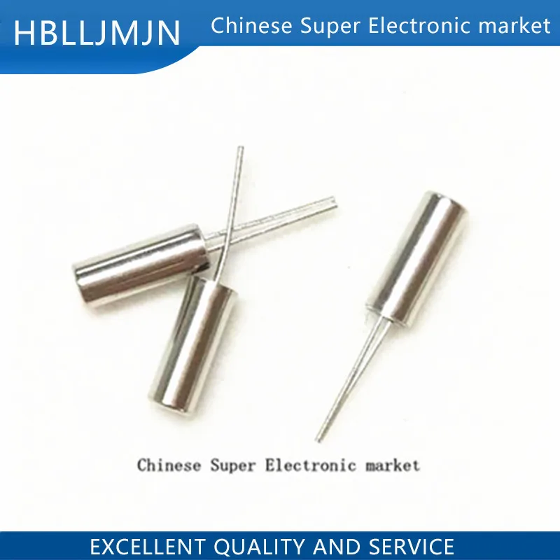 Crystal Oscillator Quartz Resonator 20PCS 38KHz 3*8 Passive Cylindrical Quartz
