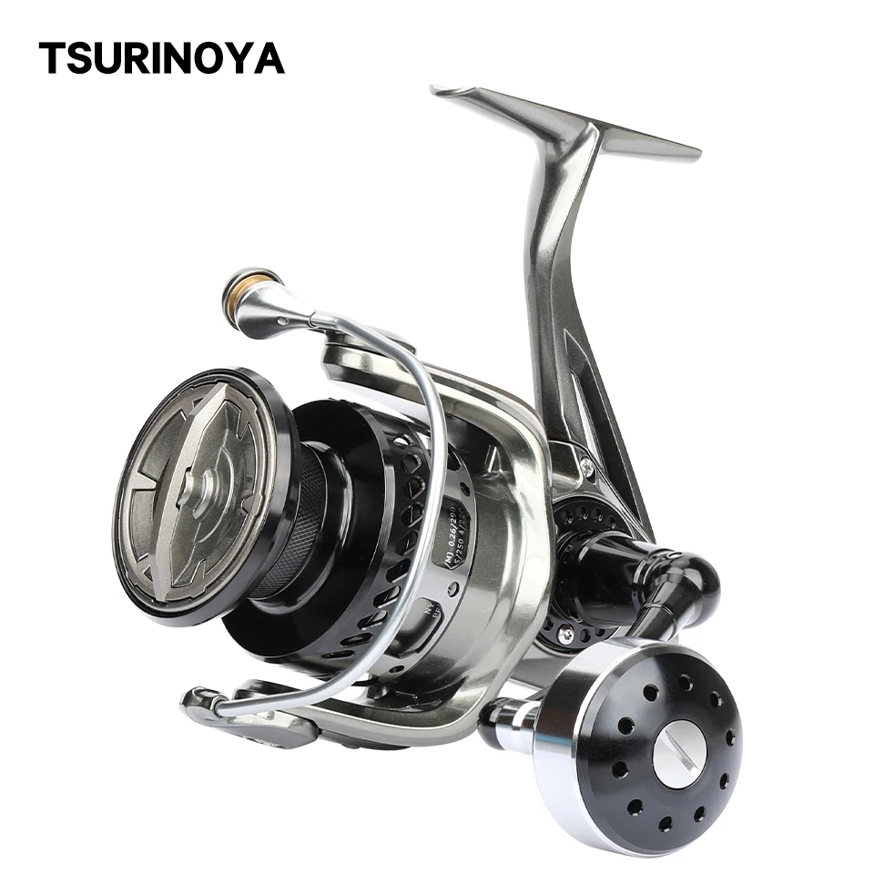 

TSURINOYA Spinning Reel BROWN BEAR 3000 4000 5000 6000 7000 5.2:1 4.9:1 12-20kg Saltwater Fishing Reel Carretilha Moulinet Peche