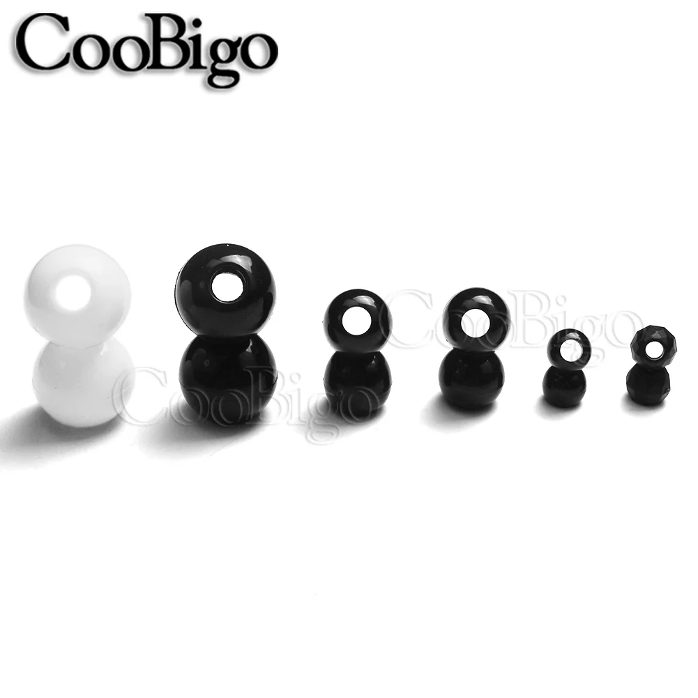 Plastic Bead Cord Ends Lock Stopper Jewelry Bracelet Bag Sewing Parts Hair Braid 20pcs plastic beads