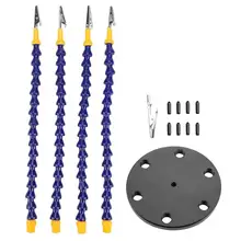 4 руки Универсальные гибкие руки металлическое основание паяльная станция печатная плата приспособление ремонтный инструмент Сварка Регулируемая паяльная станция Набор