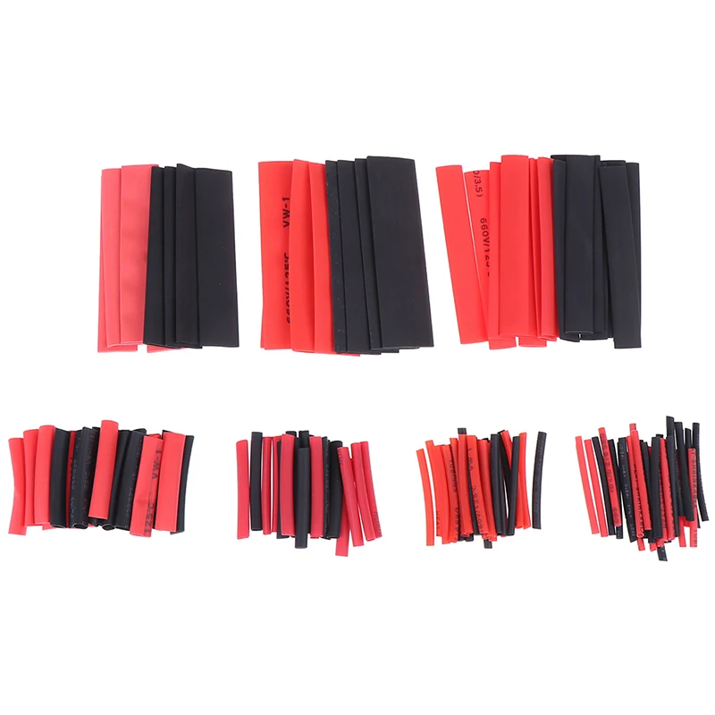 

127pcs Set Polyolefin Shrinking Assorted Heat Shrink Tube Wire Cable Insulated Sleeving Tubing Set