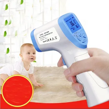 

In Stock Non-Contact Infrared Human Body Thermometer Home Hand-Held Digital Thermometer Temperature Measurement Meter MA3