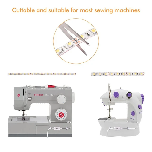 Adjustable Brightness Sewing LED Lights Multifunctional Flexible Work Lamp  Sewing Clothing Machine Light for Drill Press Lathe - AliExpress