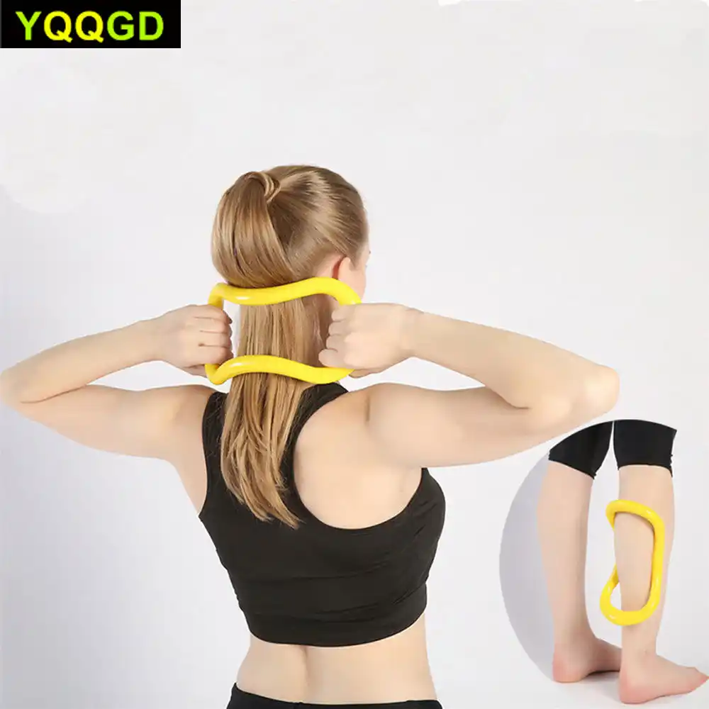 1個ヨガリング ピラティスリングエクササイズフィットネス ふくらはぎのマッサージ ピラティスフィットネスサークルトレーニングレジスタンスサポートツール ボディ整形マッサージ機器 Aliexpress