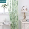Modern Natural Floral Printting Europe Style Voile Tulle Sheer Gromment Rod Pocket Windows Curtain For Livingroom Bedroom 2