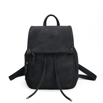 

Women Backpack College Style Backpack Women's 2020 Trend PU Leather Handbags Fashion Solid Color Women Bags