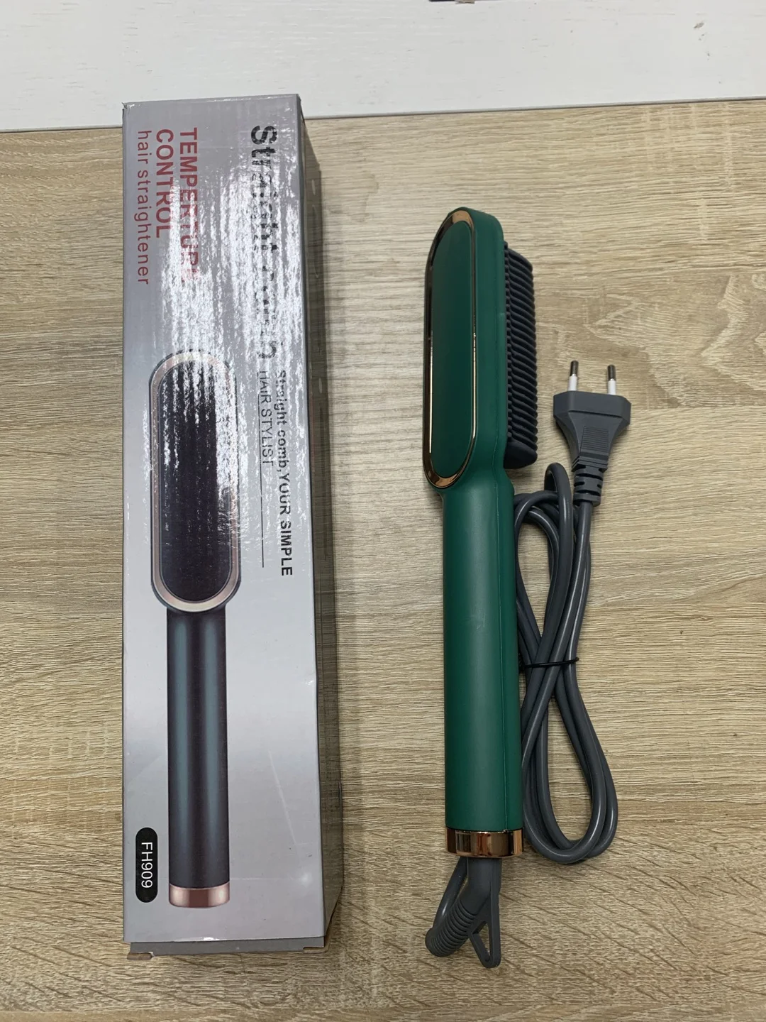Alisador de Cabelo Escova de Cabelo Feminino Alisamento Aquecimento Pente Cerâmica Modelador Profissional Aquecido Elétrico Alisador 1 Conjunto 23 cabelo elétrico alisador 1 conjunto