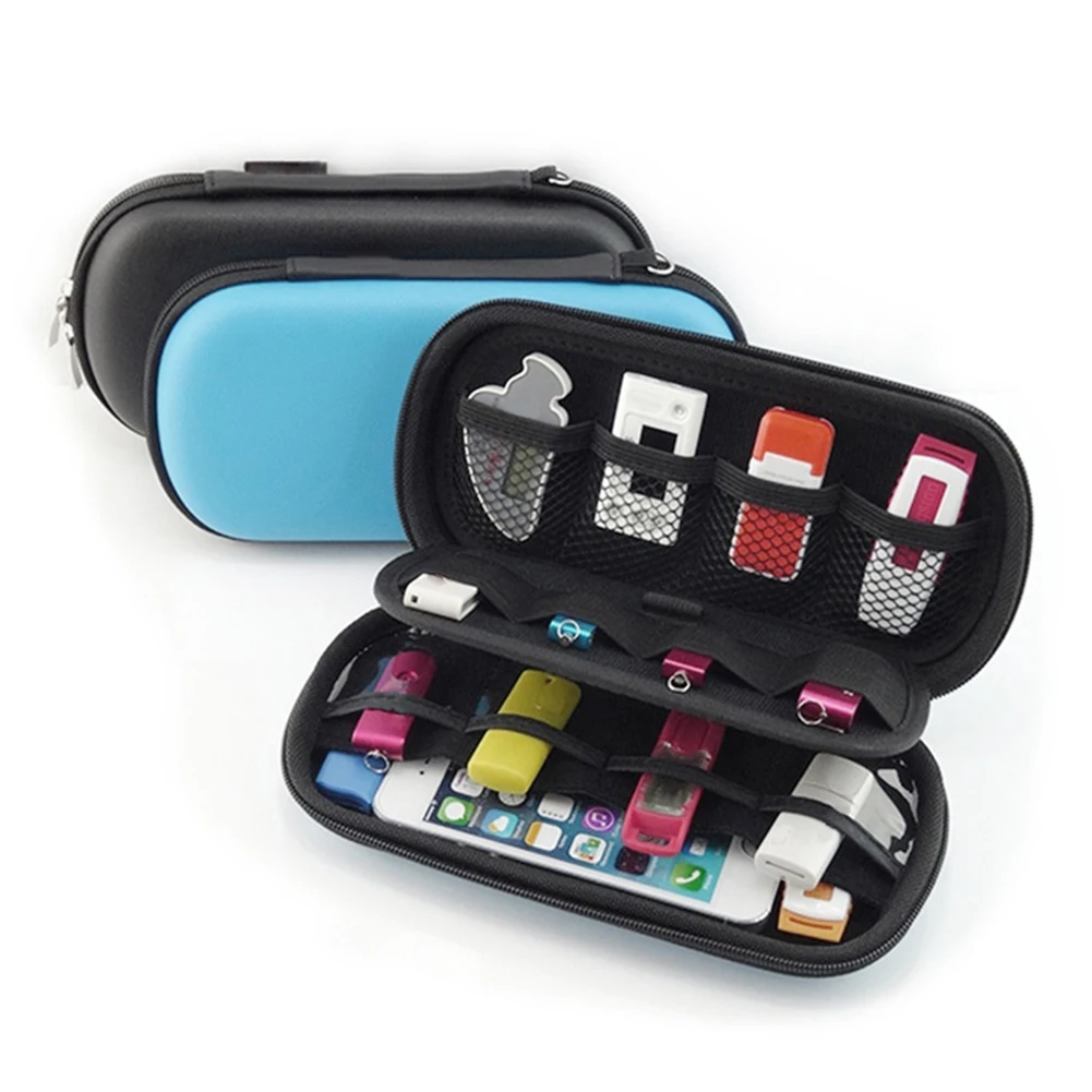 Digital Products Pouch Travel Storage Bag For USB Flash Drive Memory Card
