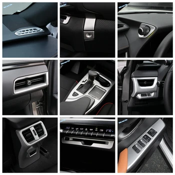 

Lapetus Interior Refit Kit Window Lift Button / Middle Air AC Outlet Vent Cover Trim ABS For Lexus UX 200 250H 2019 2020 Matte