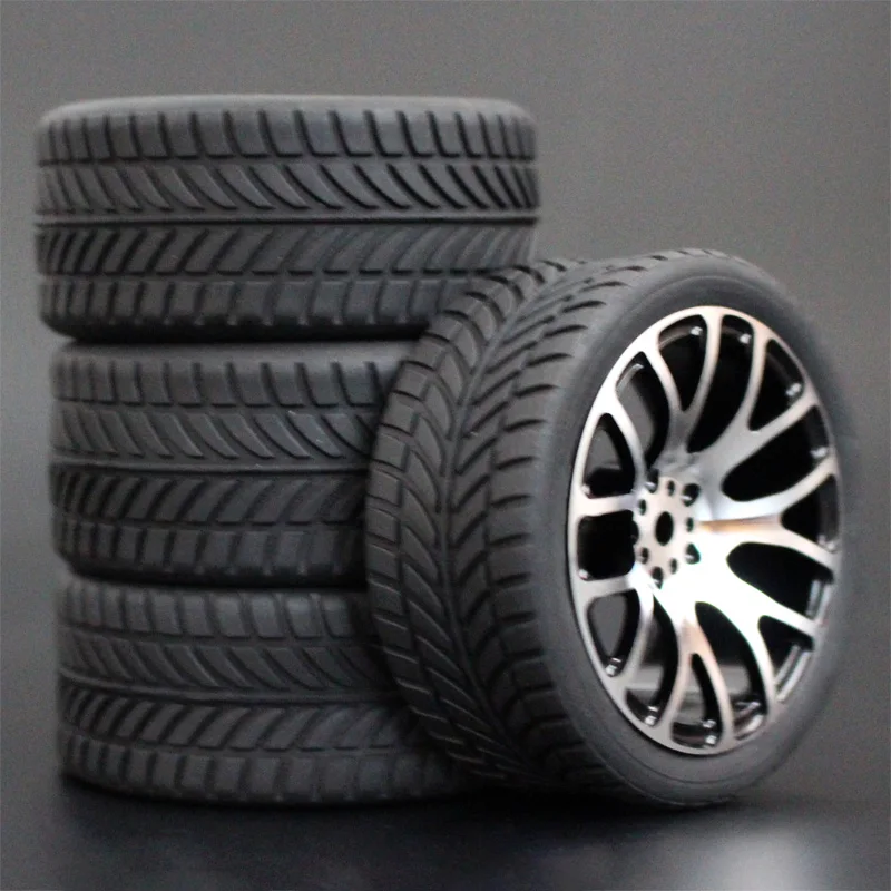 1Set4PcsHSPHPIRacingTiresTyreMetalWheelRim4PcsForRC110On.jpg