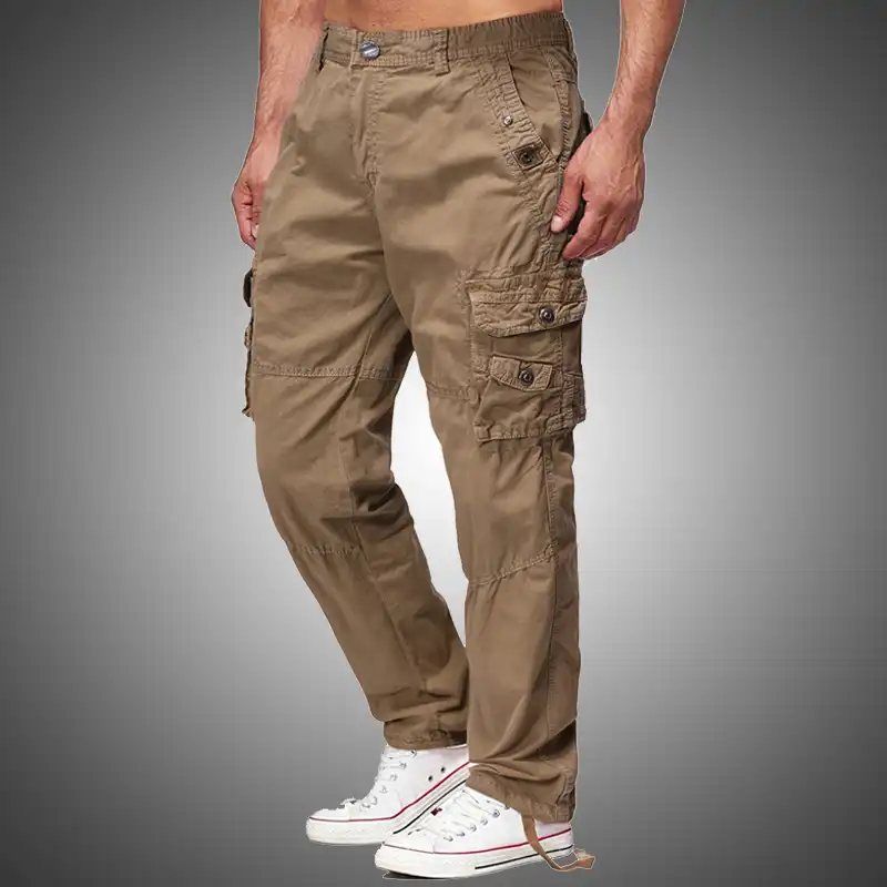 pleated cargo pants