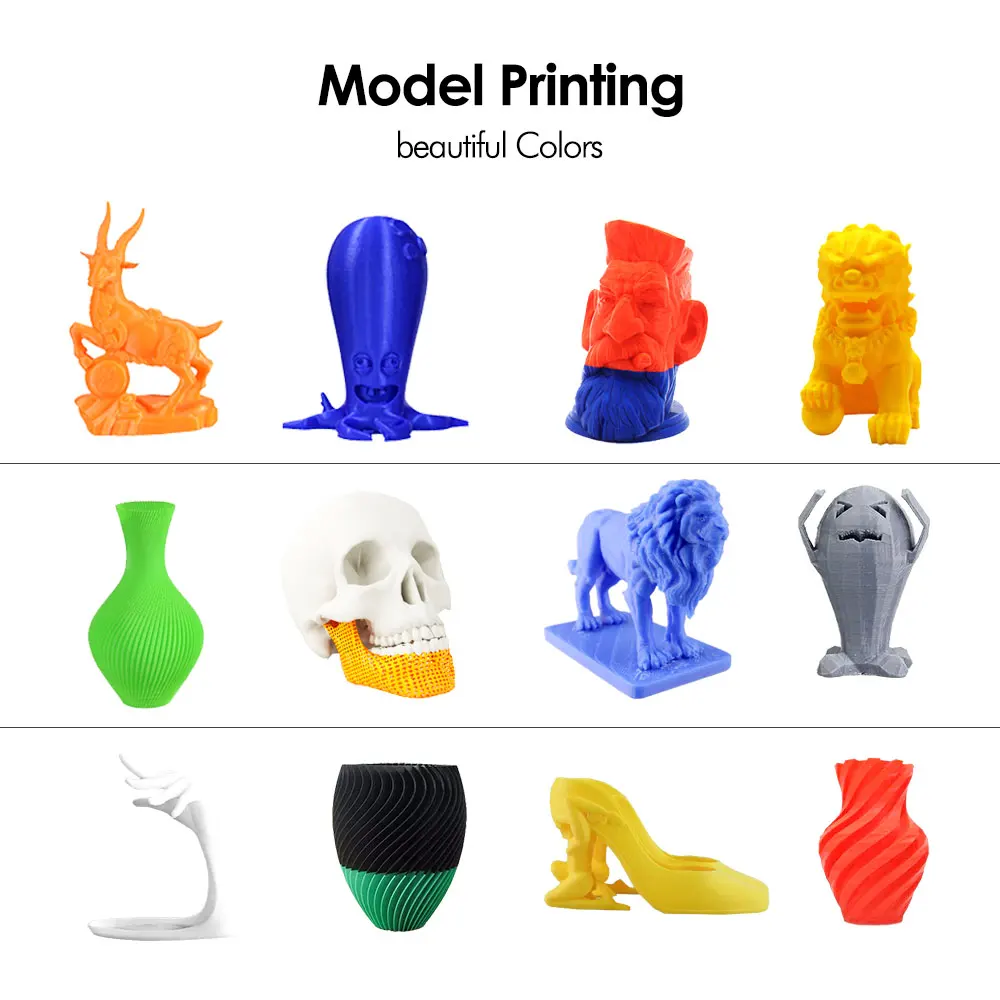 Яркие цветные нити для 3d принтера PETG 1,75 мм 1 кг с катушкой для 3D цифровой печати PETG 3D нити кулон материал формы лампы