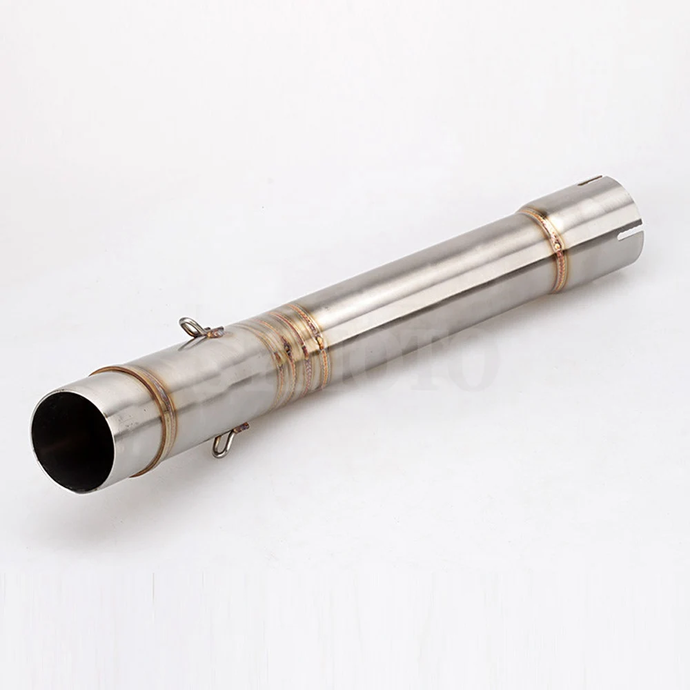 Motorcycle Exhaust Middle Link Pipe Accessories Escape Connection Pipe For Yamaha R6 1998 to YZF R6 Slip-on 51MM