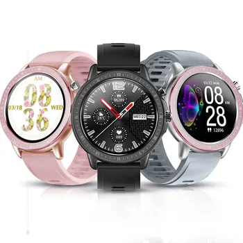 

S02 SmartWatch HD Touch Heart Rate Blood Pressure Blood Oxygen IP67 WaterProof Alarm VS SG2 Smart Watch for Women