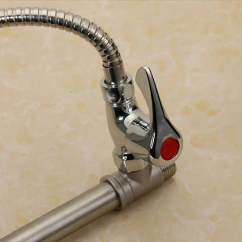 Kitchen Sink Water Outlet Tools Faucet Valve Washroom Accessories Single Handle