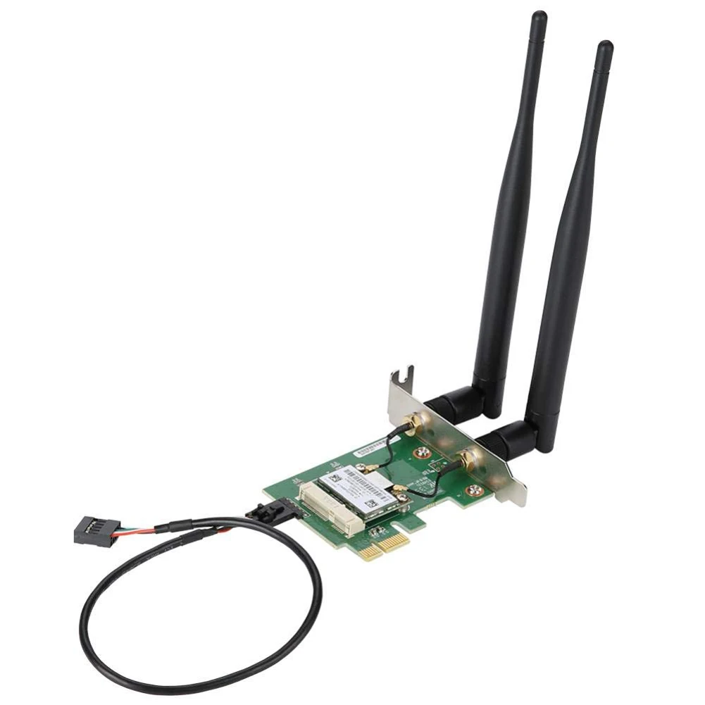300 Мбит/с двухдиапазонный ключ wifi настольный USB Профессиональный Bluetooth 4,0 2,4G/5G для Windows высокоскоростная сетевая карта PCI-e Беспроводная