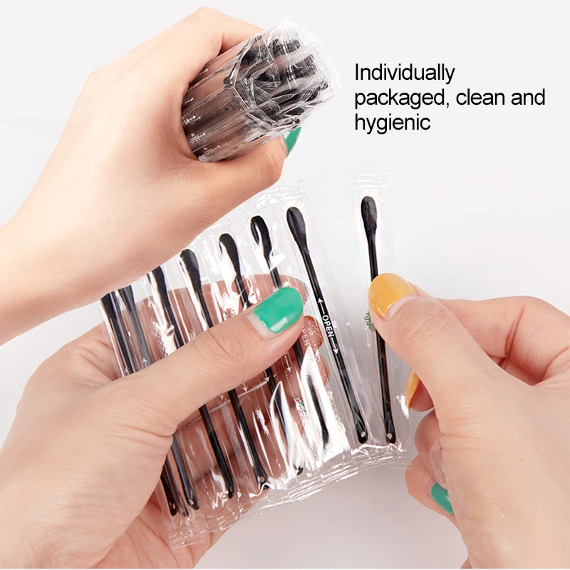 5/10/30pcs Cotton Swab Sticks Ear Wax Cleaner Acne Squeezing Blackhead Acne Removing Makeup Cotton Swab Stick Muti-Function Tool 2