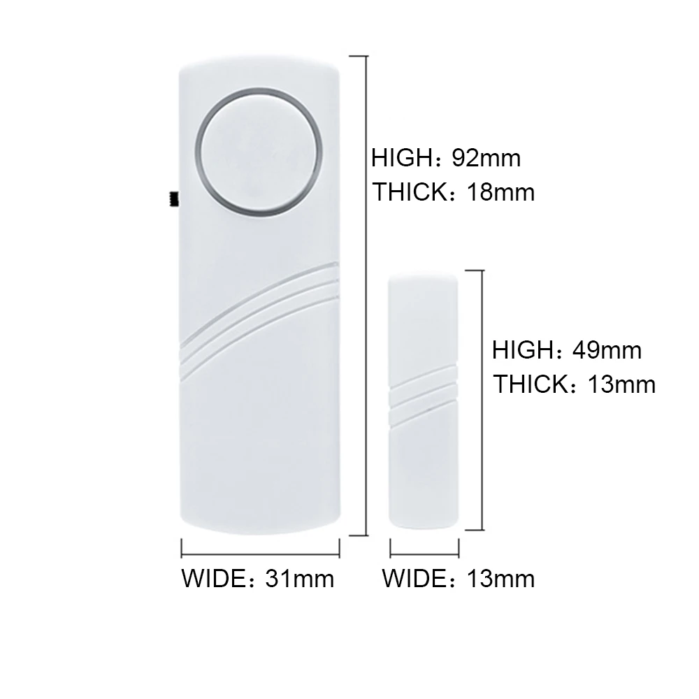 1 шт. умные датчики тела безопасности двери и окна сигнализации беспроводной для дома для окна двери вход анти датчики