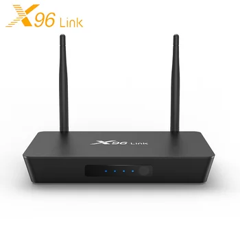 

X96 Link android 7.1 Amlogic S905W Quad Core smart set top box DDR3 2G 16G 100M LAN 4k media player 2.4G 5G Brand wifi tv box