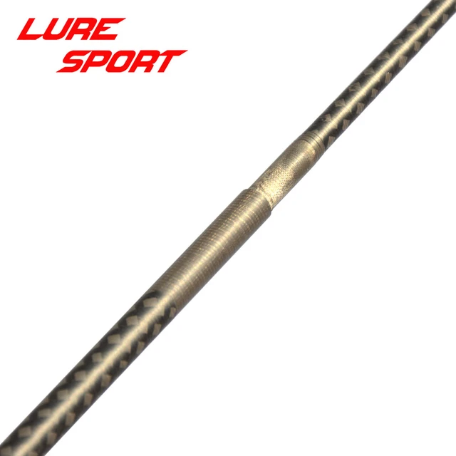 Luresport 2.1m 6 Sections 3pcs Carbon Solid Tip Travel Fishing Rod Toray  X-cross Carbon Blank Rod Building Component Repairdiy - Fishing Rods -  AliExpress