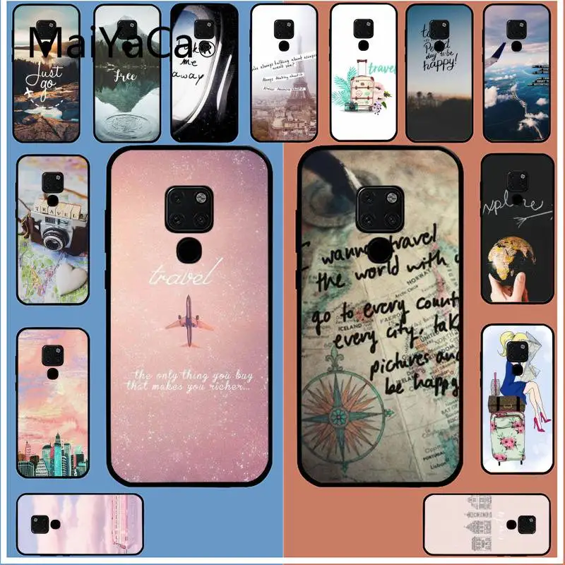 MaiYaCa розовый чехол для путешествий с сердцем телефонов Huawei P9 P10Plus Mate9 10 Mate10 Lite P20 Pro