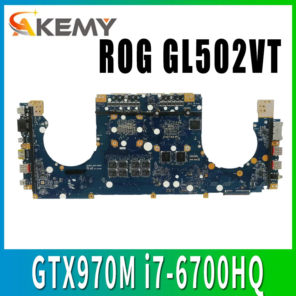 GL502VT материнская плата для For Asus ROG ноутбука GTX970M 3GB i7 6700HQ 8 ГБ ОЗУ|Материнские платы|