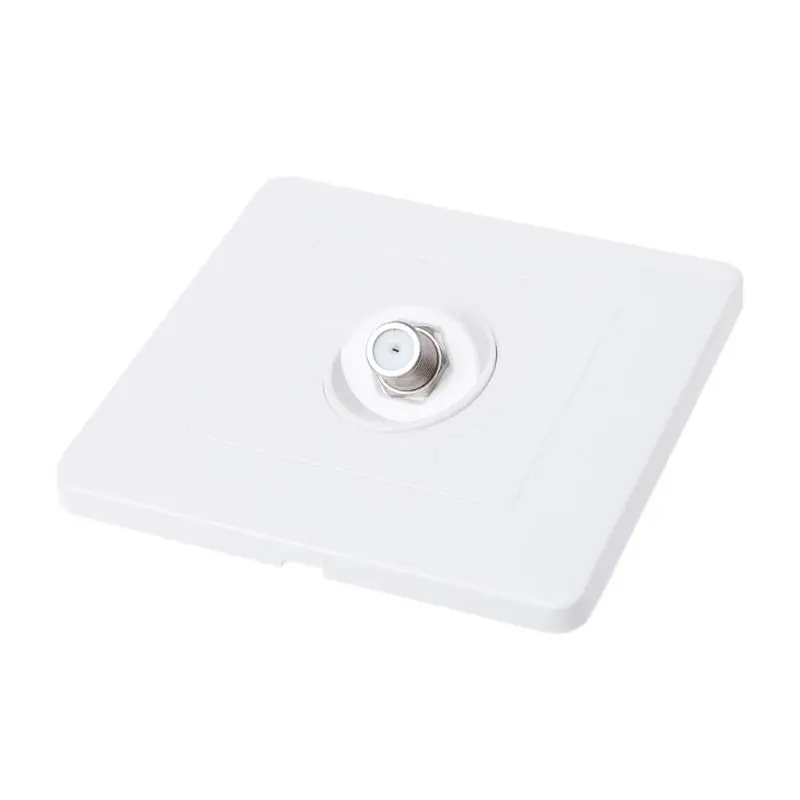 Великобритания стандартное Спутниковое телевизионное гнездо 86 тип розетки белая панель