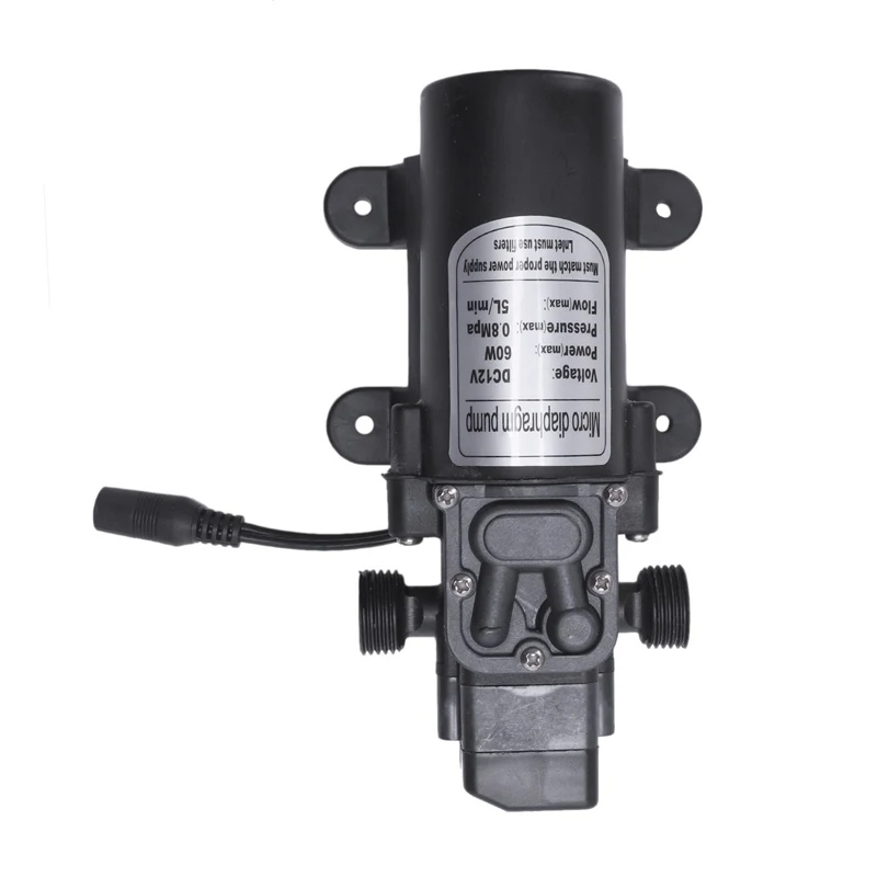 12V 5L/мин на случай запотевания стекол можно использовать насос 160 фунтов/кв. дюйм высокое Давление усилитель диафрагмы распылитель водяного насоса для приготовления пищи на воздухе охлаждения Системы штепсельная вилка стандарта США