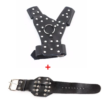 

detachable protective archery shooting hunting1 piece hand guard protector for fishing slingshot left hand safety glove steel
