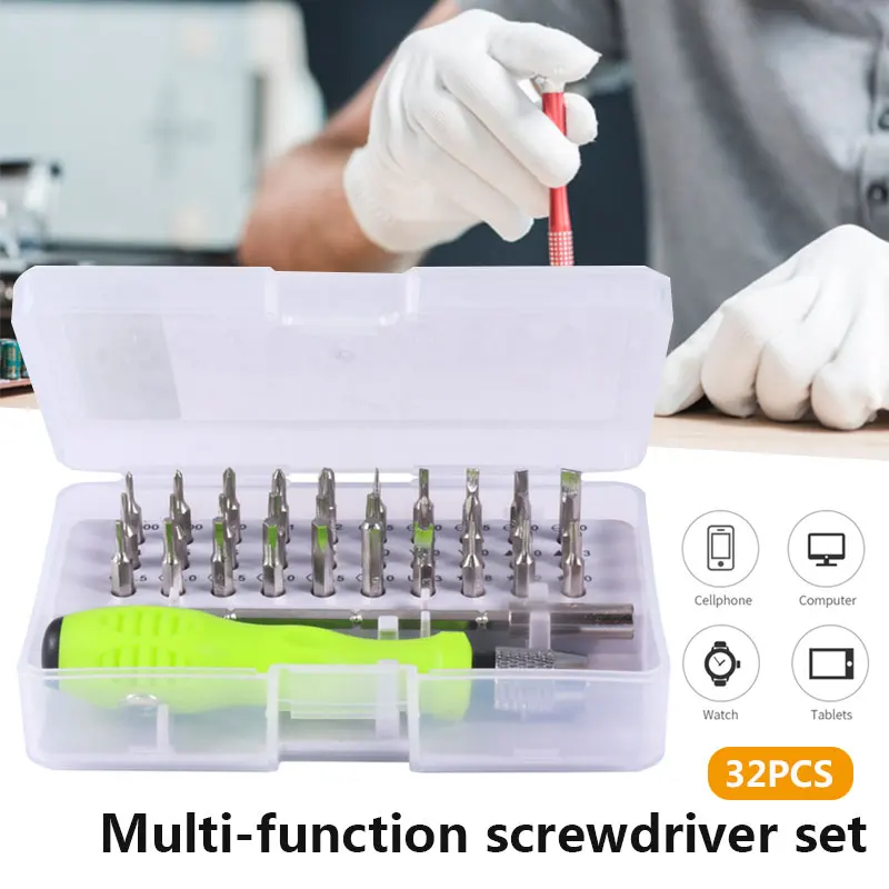 

Multi Function Screwdriver Screwdriver Set Ratchet Screwdriver Household Appliances Hardware Practical 32 in 1 Portable