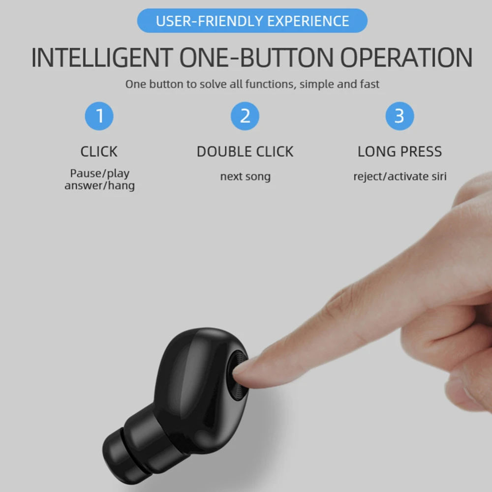 TWS Bluetooth 5 0 Earphone Stereo Wireless Earbus Mini Sport Earphones Handsfree Gaming Headset with Mic Charging Box for Phone