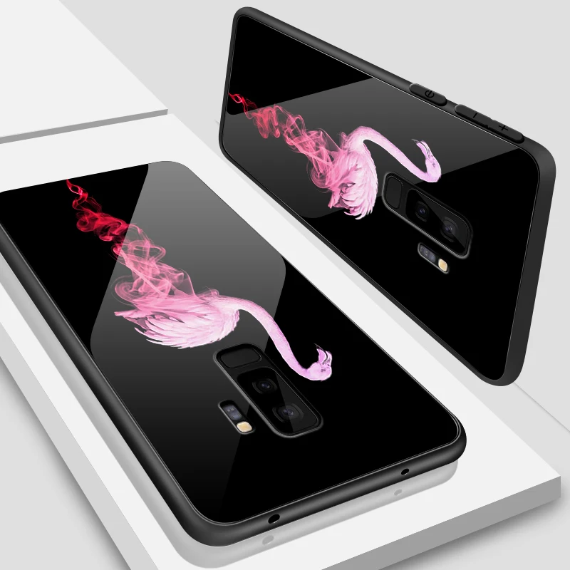 W294 Для OnePlus 3 3t 5 5, 6 комплектов/партия, размер 6T 7 7 Pro закаленное стекло чехол для Samsung Galaxy S8 S9 S10 плюс бампер противоударный окрашены глубоких ракушками - Цвет: W294