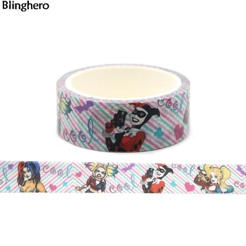 

10pcs/set Blinghero Clown 15mmX5m Washi Tape Masking Tape Cool Decal Adhesive Tapes Stickers Decorative Tapes BH0016