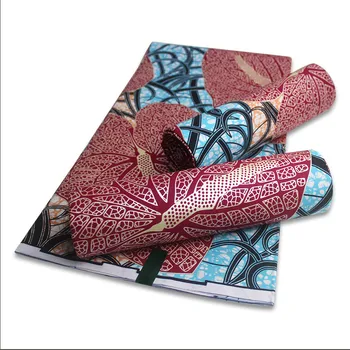 

Nigerian African golden wax Fabric Cotton Print stuff rapper batik Ankara Original veritable material pagne maintenant