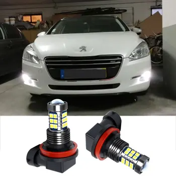 

2x H8 H11 LED Fog Light Bulb For Peugeot 3008 206 CC RCZ 207 CC 308 CC SW 407 SW 407 Coupe 4008 Driving Running Lamp LED Light