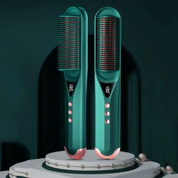 Electric Hair Styling Brush Straighteners Curling Hair Anion Hair Care Comb Ceramic Dry Hair Care Styling Tools