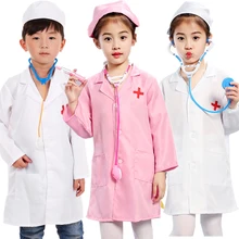 Костюмы на Хэллоуин для малышей карнавальный вечерние Маскировка хирурга доктор нарядное игрушка "Медсестра" комплект Косплэй аниме для девочек и мальчиков Feistival форма