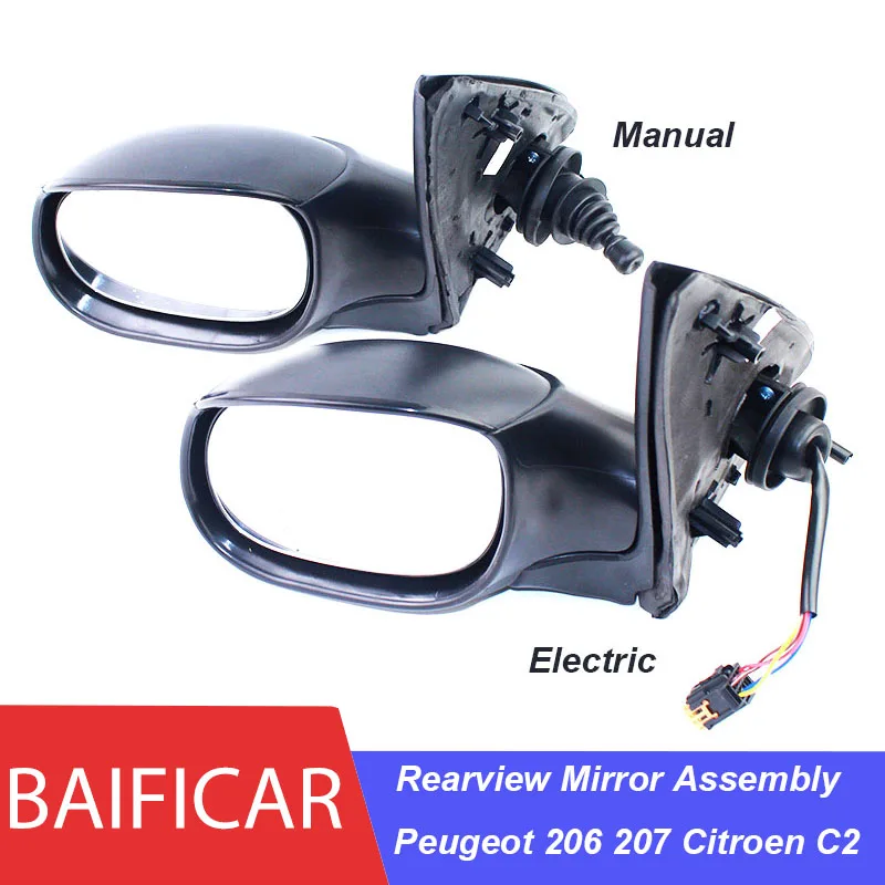 Зеркало заднего вида Baificar 8153S1 8153S0 для Peugeot 206 207 Citroen C2 | Автомобили и мотоциклы