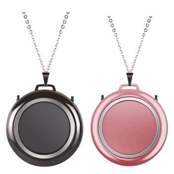 

Necklace Air Purifier, Hanging Neck Portable Car Oxygen Bar Negative Ion Air Purifier (2 Pack)