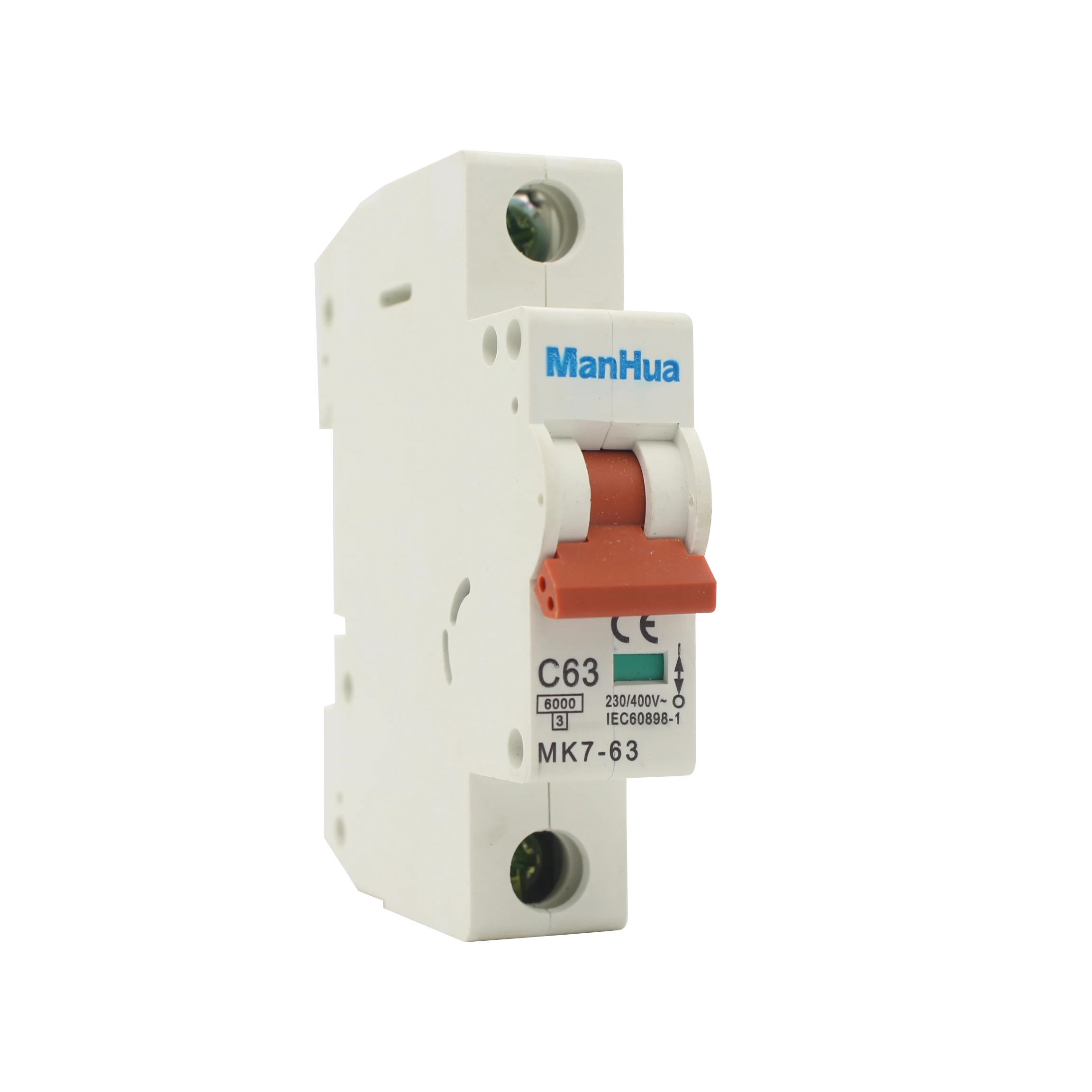ManHua MK7-63 6000A стандарт ЕС конструкция 1P~ 230/400V 6A 16A 20A 32A 63A CE сертификат выключатели Мини автоматический выключатель