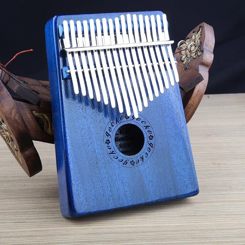 Пианино GECKO Kalimba 17 клавиш Тон C красное дерево большой палец музыкальный