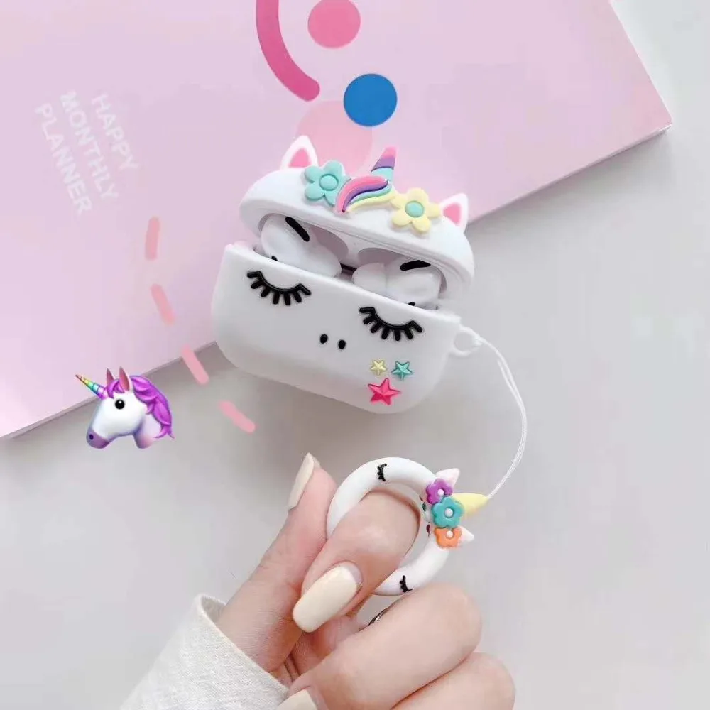 Colorful Floral Unicorn Airpods Case -Unicorn Fashion H6d0be4158fb84d7ebc901f26829862deu