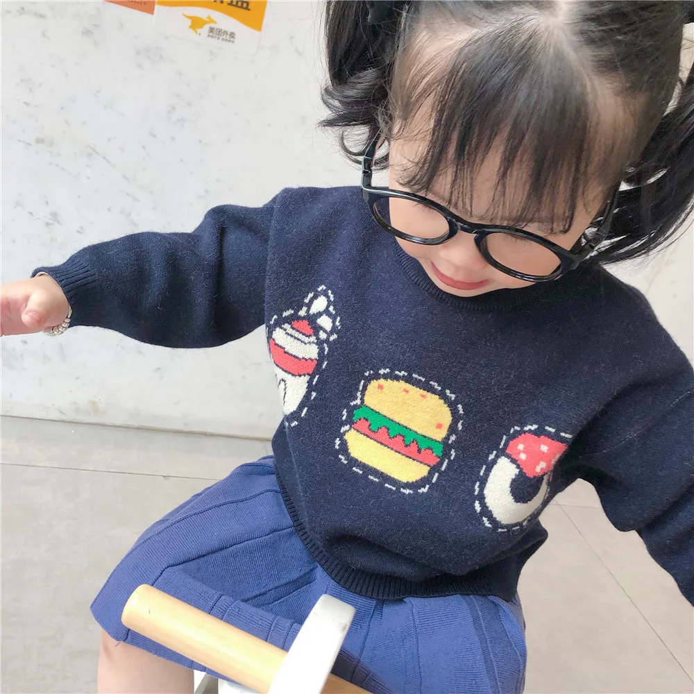 Tonytaobaby/Новинка; сезон осень-зима; Детские теплые свитера; вязаные свитера; свитер для малышей; детские свитера