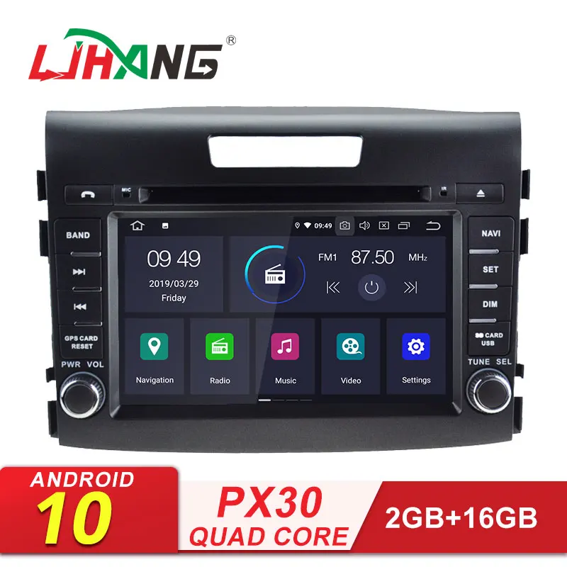

LJHANG Android 10 Car DVD Player For Honda CRV 2012-2016 WIFI Multimedia GPS Navigation 2 Din Car Radio Video Stereo RDS Auto SD