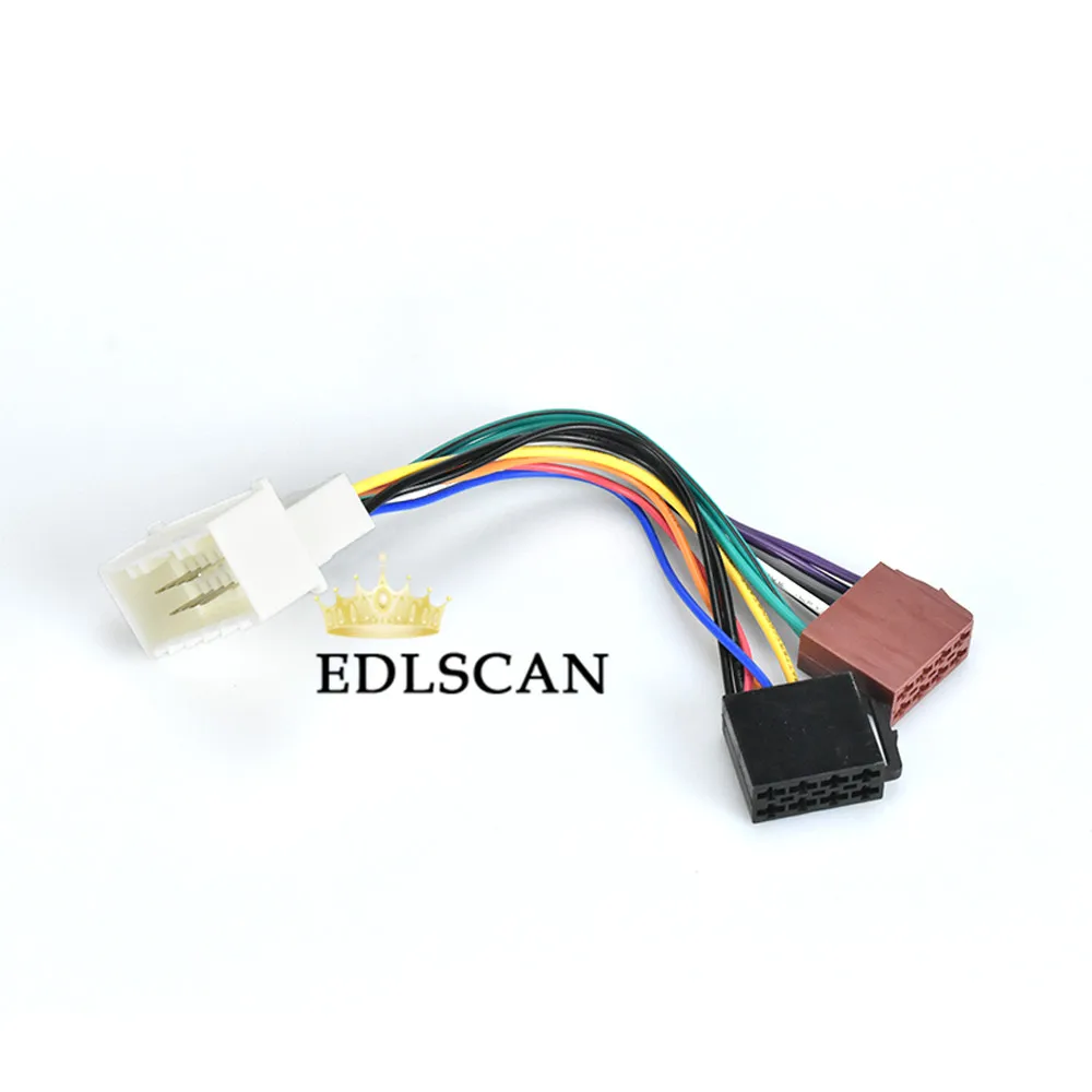 EDLSCAN 12-014 iso радио адаптер для HYUNDAI для KIA 2005+ iso жгут проводов разъем стереоадаптер Кабельный разъем 12-014