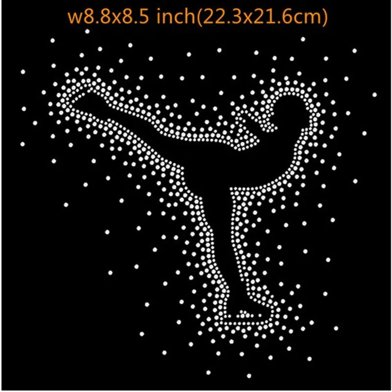 

Skate girl sticker transfers design iron on transfer patches hot fix rhinestone transfer motifs fixing rhinestones