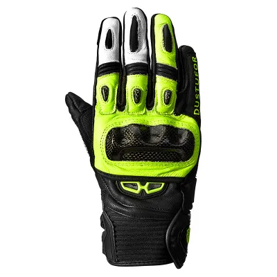Thicken Motorcycle Ski Gloves Leather Motorcycle Gloves Riding Motobike Racing Cycling Touch screen gloves Carbon Fiber Racing Cross - Цвет: Thicken