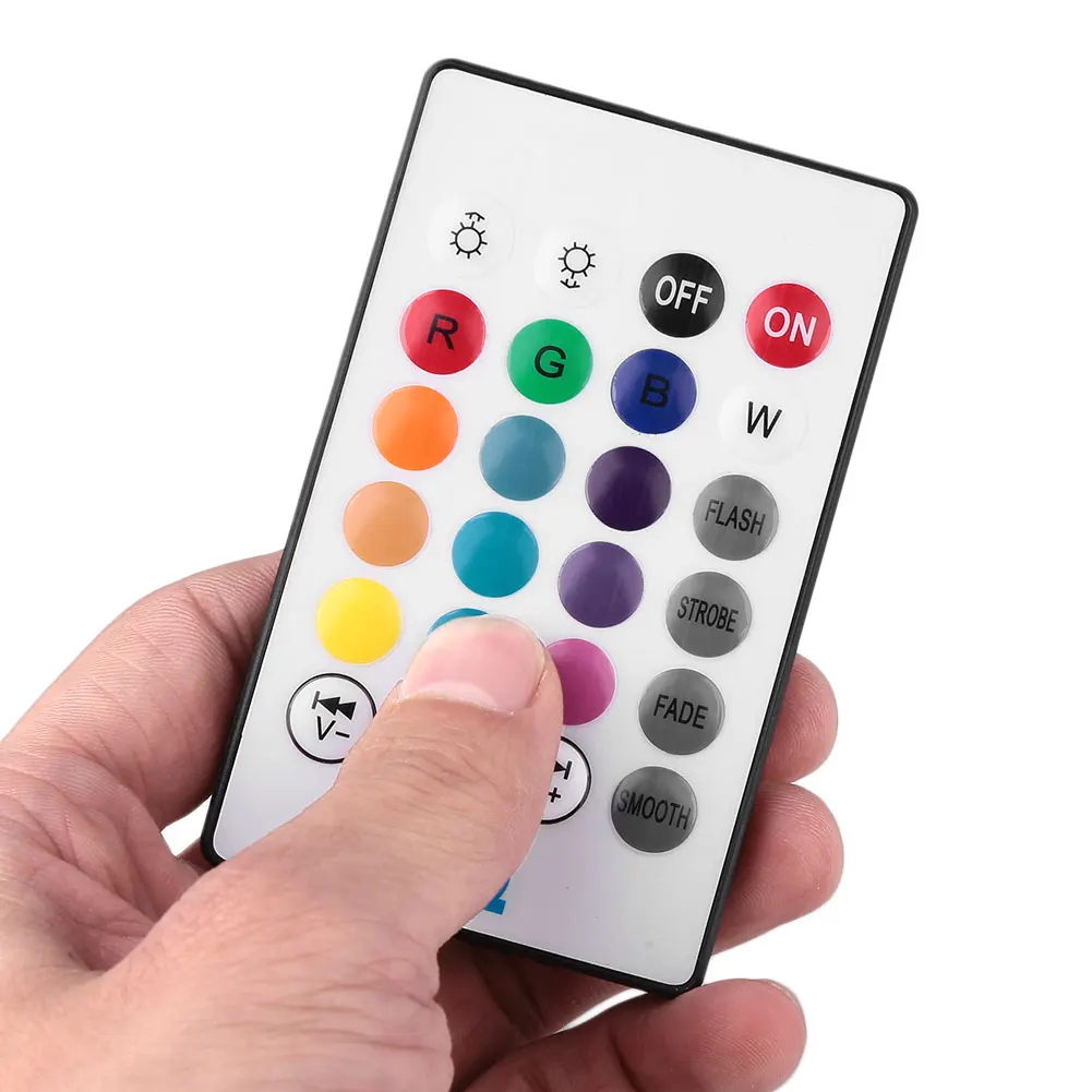 Беспроводной E27 Bluetooth 3,0 аудио динамик RGB цвет белая Лампа музыкальная лампа
